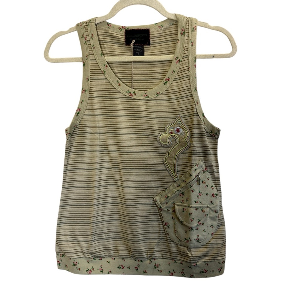 Custo Barcelona Vintage Y2K Inspired Cottagecore Tank Top sz S